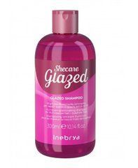 Шампунь Inebrya Shecare Glazed shampoo, для блиску волосся з ефектом глазурування, 300млШампунь Inebrya Shecare Glazed shampoo, для блиску волосся з ефектом глазурування, 300мл