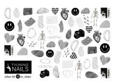 Слайдер для нігтів TYUNING NAILS Sticker 40Слайдер для нігтів TYUNING NAILS Sticker 40