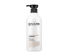 Шампунь для волосся FLOLAND преміум класу PREMIUM SILK KERATIN SHAMPOO З КЕРАТИНОМ, 530 млШампунь для волосся FLOLAND преміум класу PREMIUM SILK KERATIN SHAMPOO З КЕРАТИНОМ, 530 мл