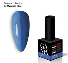 Гель-лак для нігтів GA&MA Pantone collection 064 Myconos Blue Пантон колекція 064 Міконос Блу 10 млГель-лак для нігтів GA&MA Pantone collection 064 Myconos Blue Пантон колекція 064 Міконос Блу 10 мл