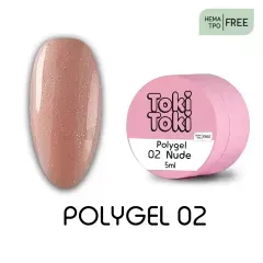 Полігель Toki-Toki Polygel №02 Nude 5 млПолігель Toki-Toki Polygel №02 Nude 5 мл