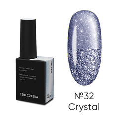 Гель-лак для нігтів BIBLIOTEKA Gel Polish котяче око Cat Eye №32 Crystal світло-блакитний, 10 млГель-лак для нігтів BIBLIOTEKA Gel Polish котяче око Cat Eye №32 Crystal світло-блакитний, 10 мл