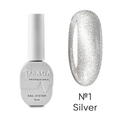 Гель-лак &laquo;кошачий глаз&raquo; SAGA Professional Crystal Cat №01 10 млГель-лак &laquo;кошачий глаз&raquo; SAGA Professional Crystal Cat №01 10 мл