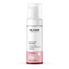 Відлущувальна пінка для обличчя RE.CARE Exfoliating Face foam 150 млВідлущувальна пінка для обличчя RE.CARE Exfoliating Face foam 150 мл