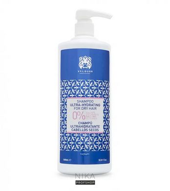 Ультразволожуючий шампунь для сухого волосся VALQUER Ultra-Hydrating Shampoo 1000 млУльтразволожуючий шампунь для сухого волосся VALQUER Ultra-Hydrating Shampoo 1000 мл