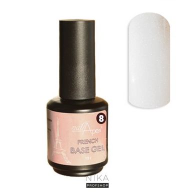 База камуфлююча NAIL APEX FRENCH BASE GEL №8 15мл