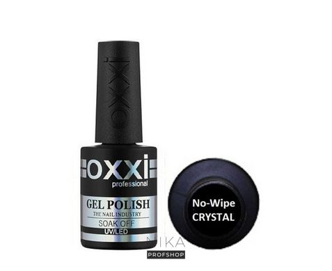 Топ без липкого шару OXXI professional NO-WIPE UV Crystal 10млТоп без липкого шару OXXI professional NO-WIPE UV Crystal 10мл