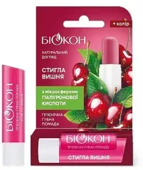 Бальзам для губ Стигла вишня Біокон 4,6 гБальзам для губ Стигла вишня Біокон 4,6 г