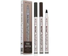 Маркер для брів №3 XSJFND Liquid Eyebrow Pen Dark Brown