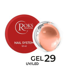 Строительный гель для ногтей ROKS Builder Gel №29 30 мл