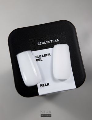 Гель для наращивания BIBLIOTEKA Builder Gel №02 Milk, молочный, 30 млГель для наращивания BIBLIOTEKA Builder Gel №02 Milk, молочный, 30 мл