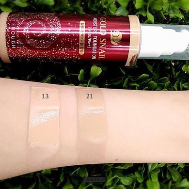 Тональна основа №13 ENOUGH з муцином равлика і SPF30 GOLD Snail Moisture Foundation SPF30 100 мл