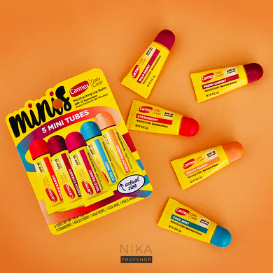 Набір Carmex 5 шт міні тюбик