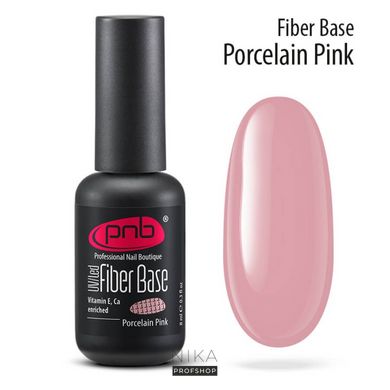 База файбер PNB фарфорово-розовая UV/LED Fiber Porcelain Pink 8 млБаза файбер PNB фарфорово-розовая UV/LED Fiber Porcelain Pink 8 мл