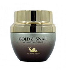 Крем 3W Clinic Gold & Snail Intensive Care для обличчя заспокійливий для вразливої шкіри 50 млКрем 3W Clinic Gold & Snail Intensive Care для обличчя заспокійливий для вразливої шкіри 50 мл