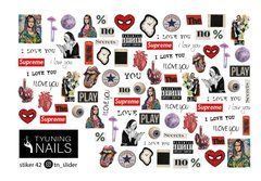 Слайдер для нігтів TYUNING NAILS Sticker 42Слайдер для нігтів TYUNING NAILS Sticker 42