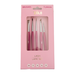 Набор кистей для ламинирования ZOLA Lami Set 5 штНабор кистей для ламинирования ZOLA Lami Set 5 шт