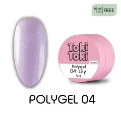 Полігель Toki-Toki Polygel №04 Lily 5 млПолігель Toki-Toki Polygel №04 Lily 5 мл