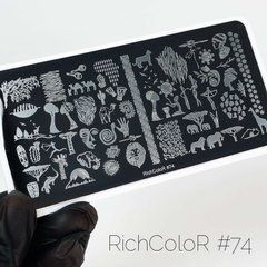 Пластина для стемпінгу RichColor RR-74Пластина для стемпінгу RichColor RR-74
