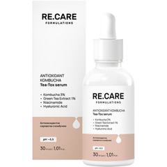 Антиоксидантна сироватка з комбучею Antioxidant Kombucha Tea-Tox Serum Re.Care 30 млАнтиоксидантна сироватка з комбучею Antioxidant Kombucha Tea-Tox Serum Re.Care 30 мл