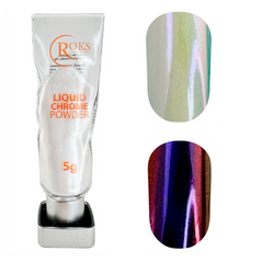 Жидкая втирка ROKS Liquid Chrome Powder №6 5 гЖидкая втирка ROKS Liquid Chrome Powder №6 5 г
