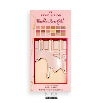 Тіні для повік REVOLUTION MARBLE ROSE GOLD