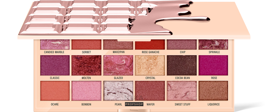 Тіні для повік REVOLUTION MARBLE ROSE GOLD