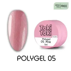Полігель Toki-Toki Polygel №05 Pink 5 млПолігель Toki-Toki Polygel №05 Pink 5 мл