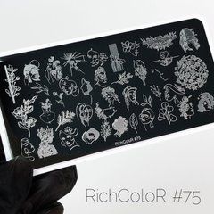Пластина для стемпінгу RichColor RR-75Пластина для стемпінгу RichColor RR-75