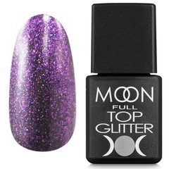 Топ глітерний MOON FULL Top Glitter Violet №05, 8 млТоп глітерний MOON FULL Top Glitter Violet №05, 8 мл