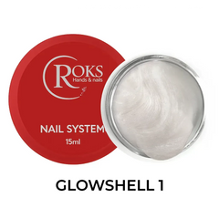 Строительный гель для ногтей ROKS Builder Gel Glowshell №1 15 млСтроительный гель для ногтей ROKS Builder Gel Glowshell №1 15 мл