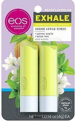 Бальзам стик EOS Green Apple Tonic для губ увлажняющий 2 штБальзам стик EOS Green Apple Tonic для губ увлажняющий 2 шт