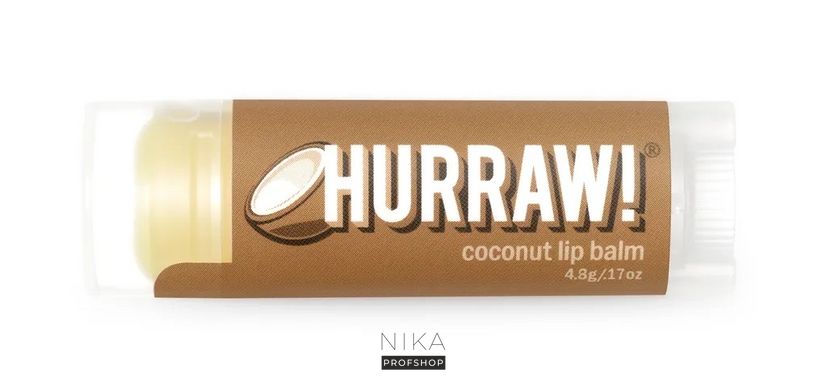 Бальзам для губ Hurraw! Coconut Lip Balm 4,8 гБальзам для губ Hurraw! Coconut Lip Balm 4,8 г